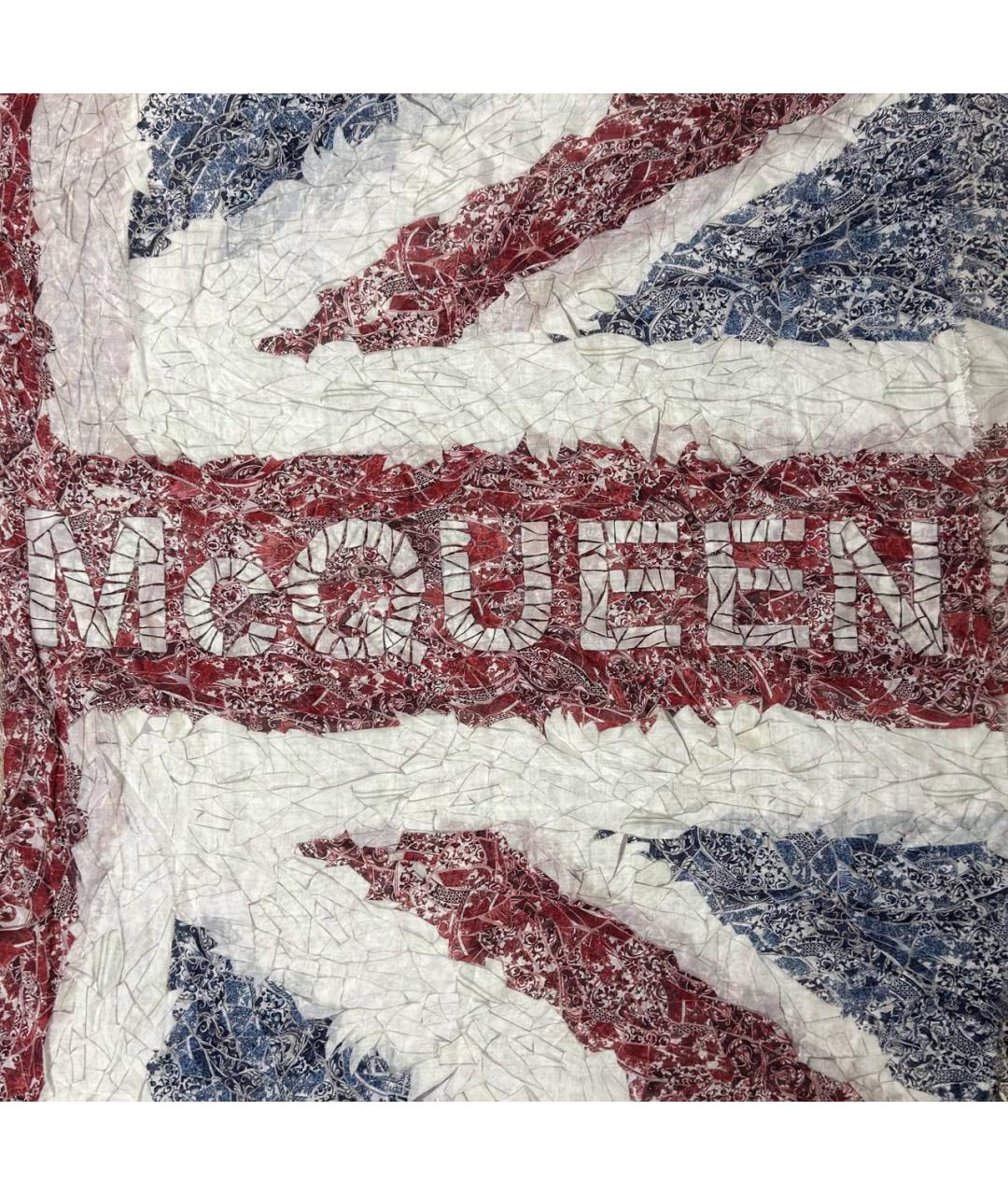 ALEXANDER MCQUEEN Мульти кашемировый шарф, фото 5