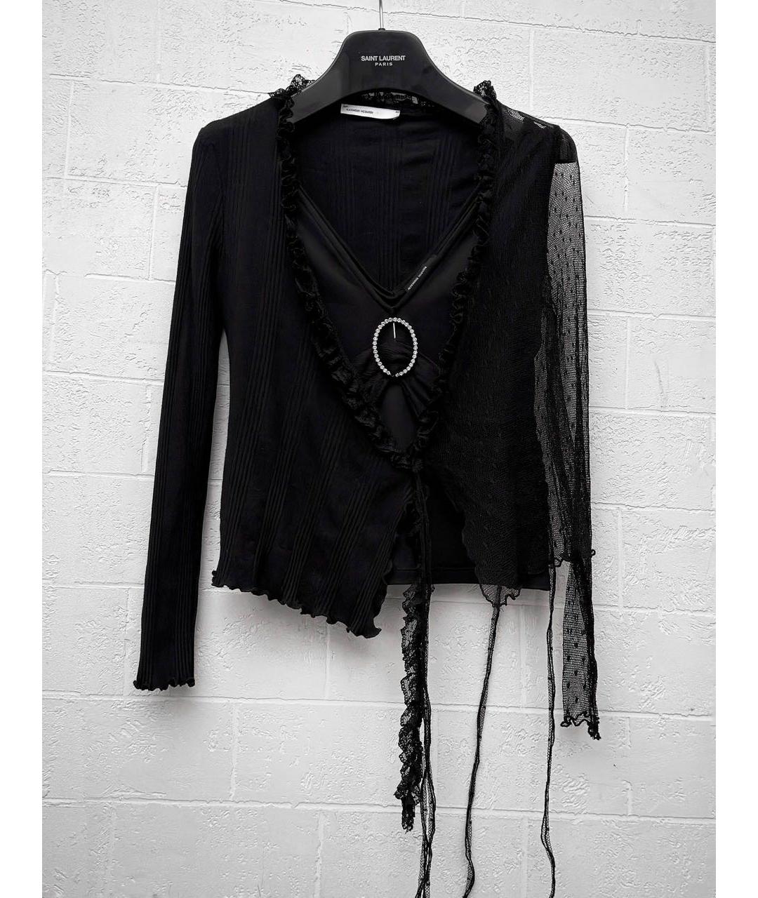 ALEXANDER MCQUEEN Черный кардиган, фото 4