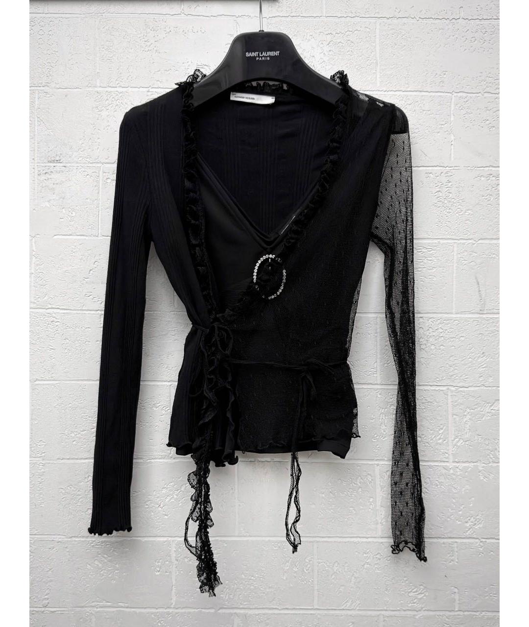 ALEXANDER MCQUEEN Черный кардиган, фото 2