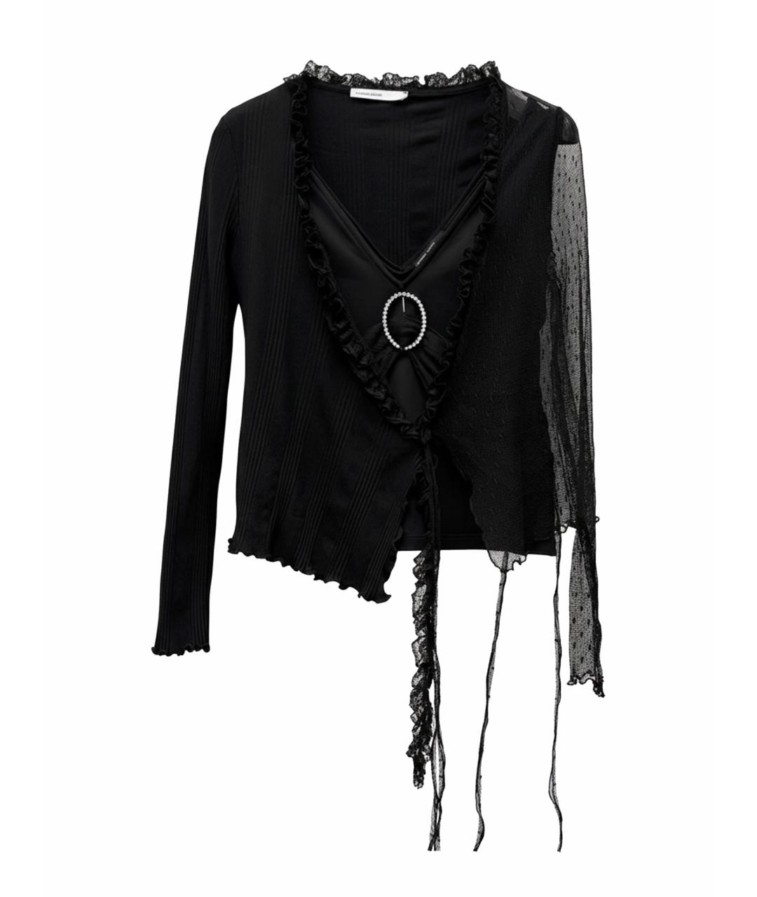 ALEXANDER MCQUEEN Черный кардиган, фото 1