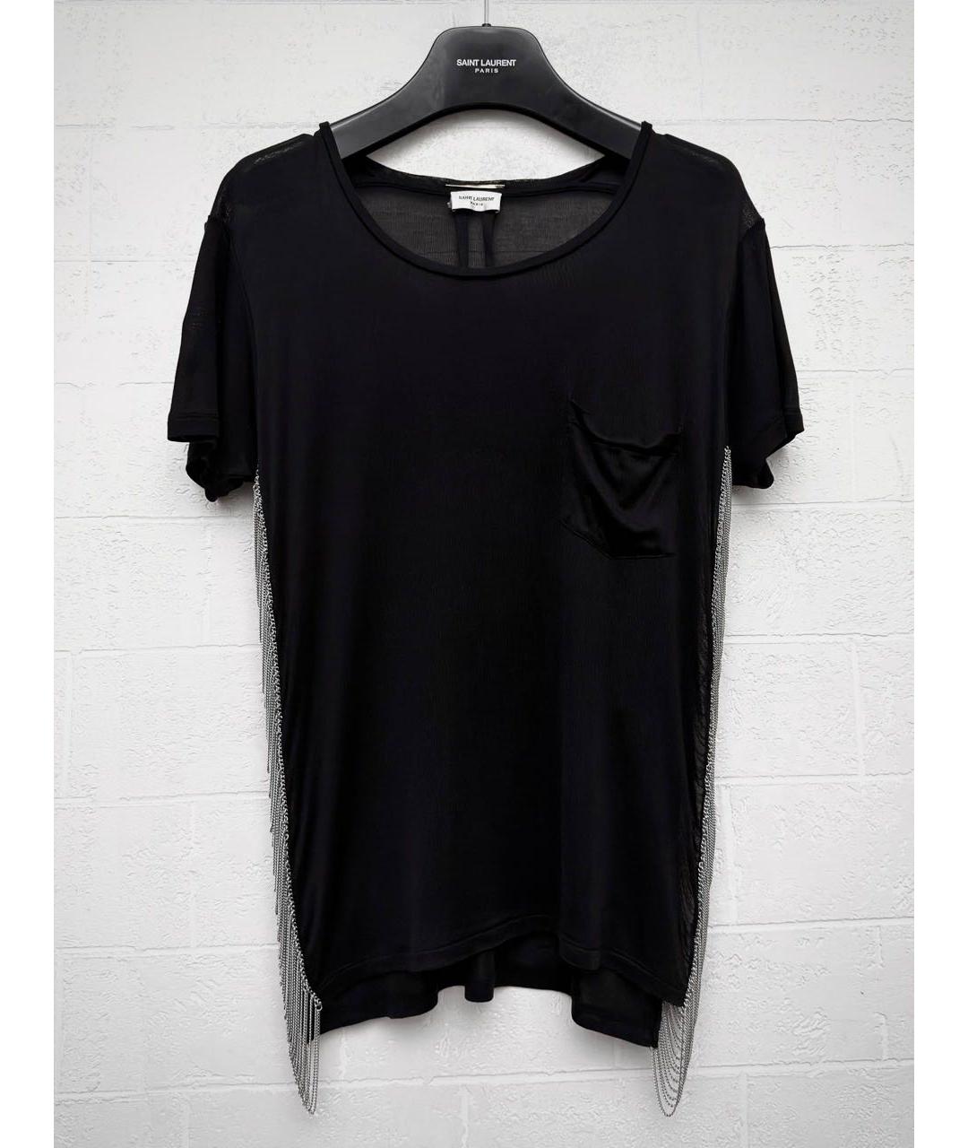 SAINT LAURENT Черная футболка, фото 6