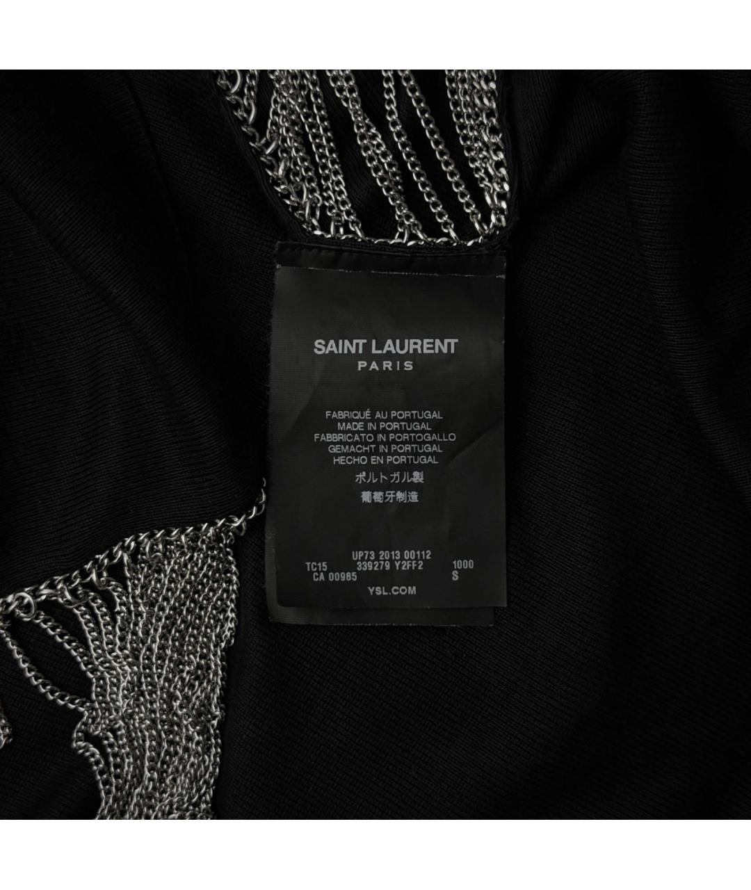 SAINT LAURENT Черная футболка, фото 3