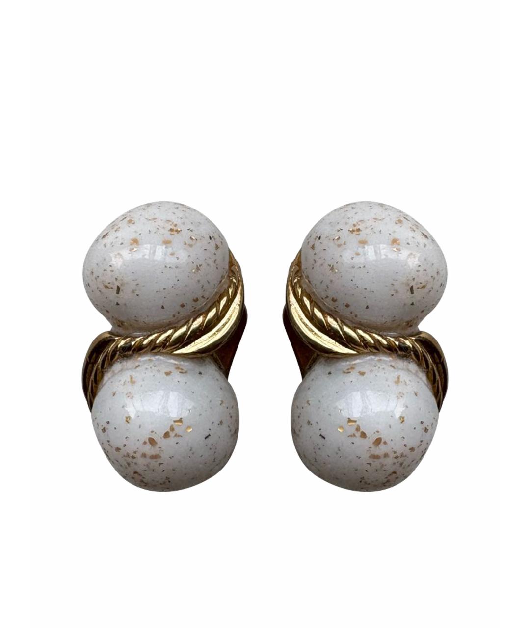 GIVENCHY Золотые металлические клипсы, фото 1