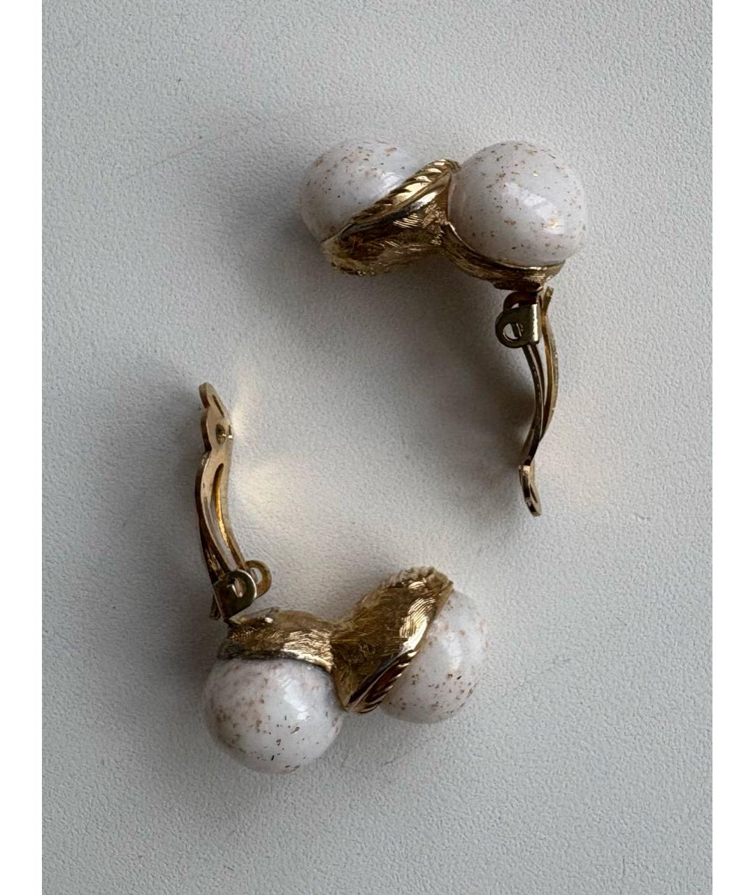 GIVENCHY Золотые металлические клипсы, фото 3