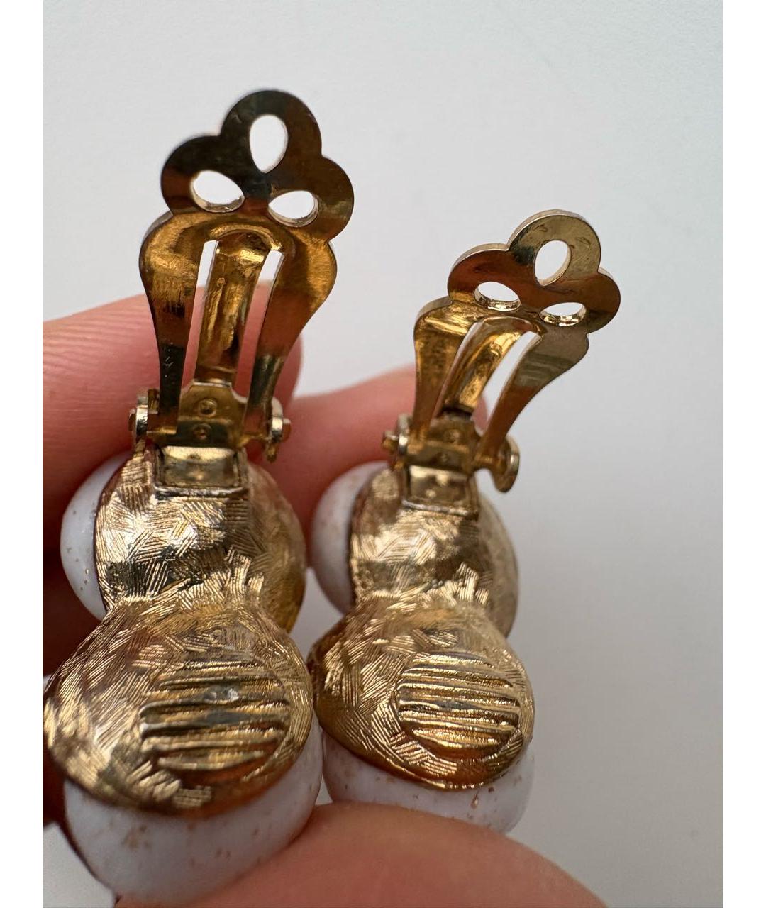 GIVENCHY Золотые металлические клипсы, фото 4