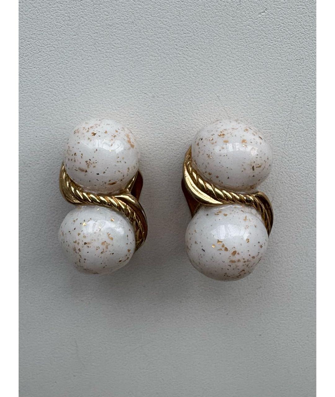 GIVENCHY Золотые металлические клипсы, фото 8