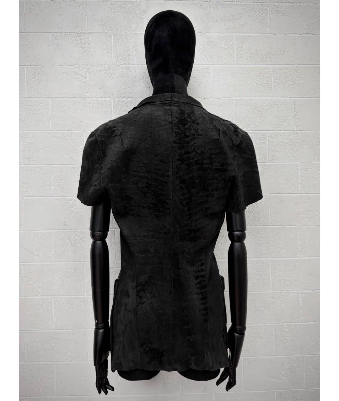 ANN DEMEULEMEESTER Черный жакет/пиджак, фото 2