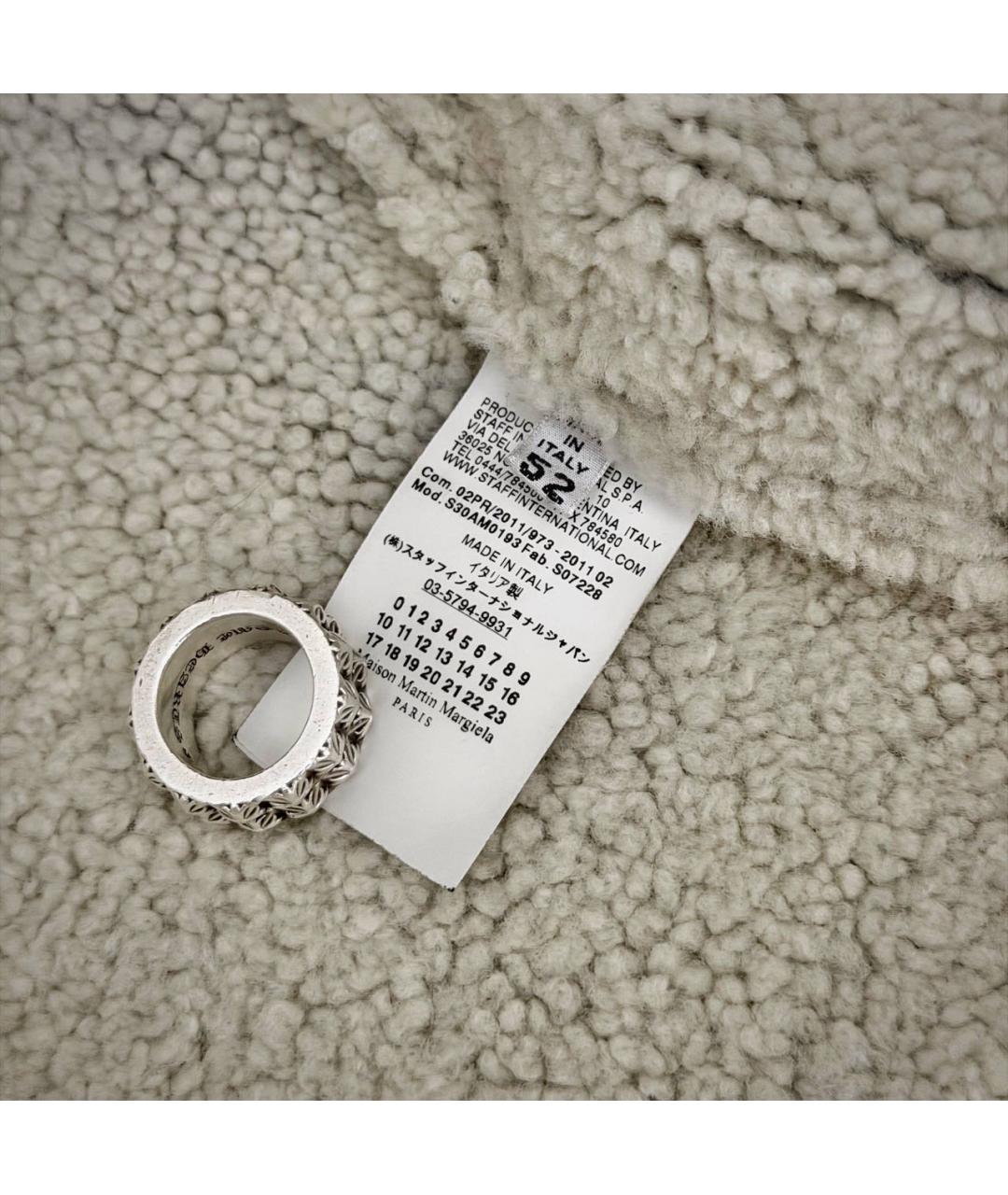 MAISON MARGIELA Темно-синяя дубленка/шуба, фото 5