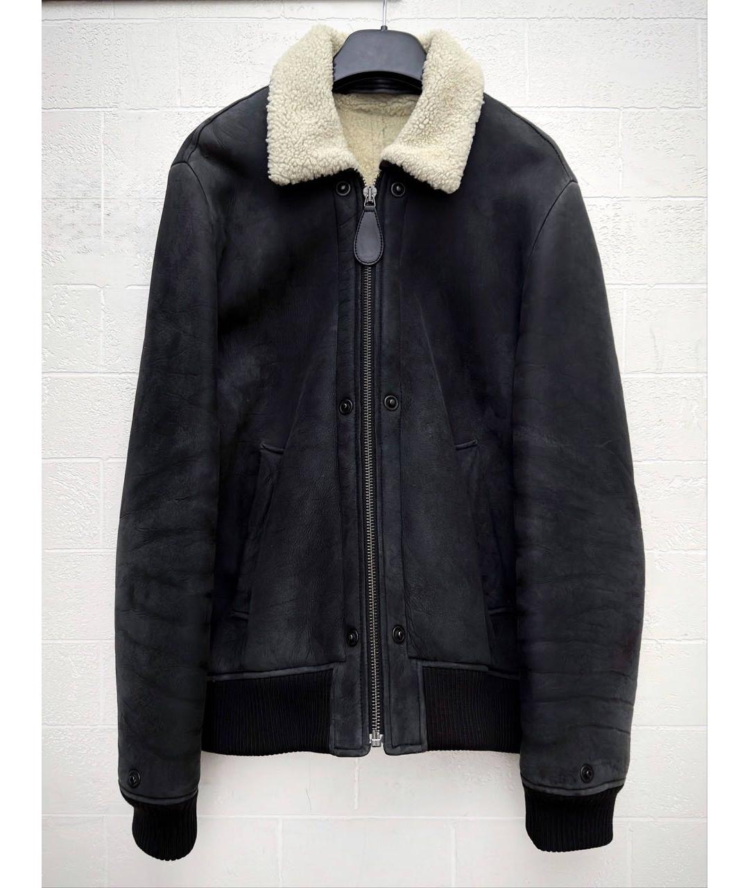 MAISON MARGIELA Темно-синяя дубленка/шуба, фото 7