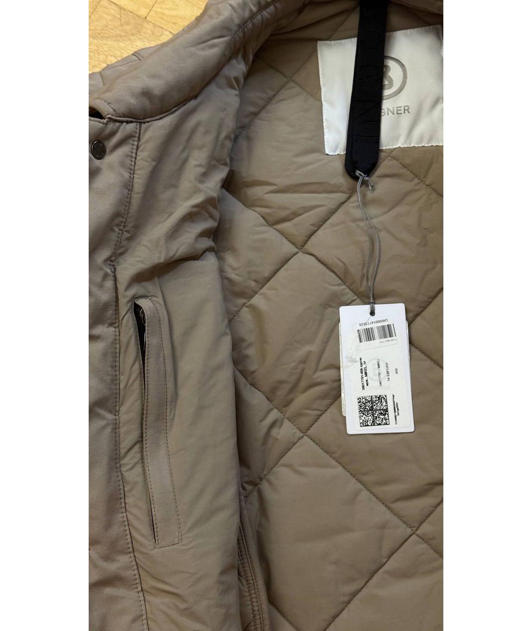 BOGNER Бежевая полиэстеровая куртка, фото 3