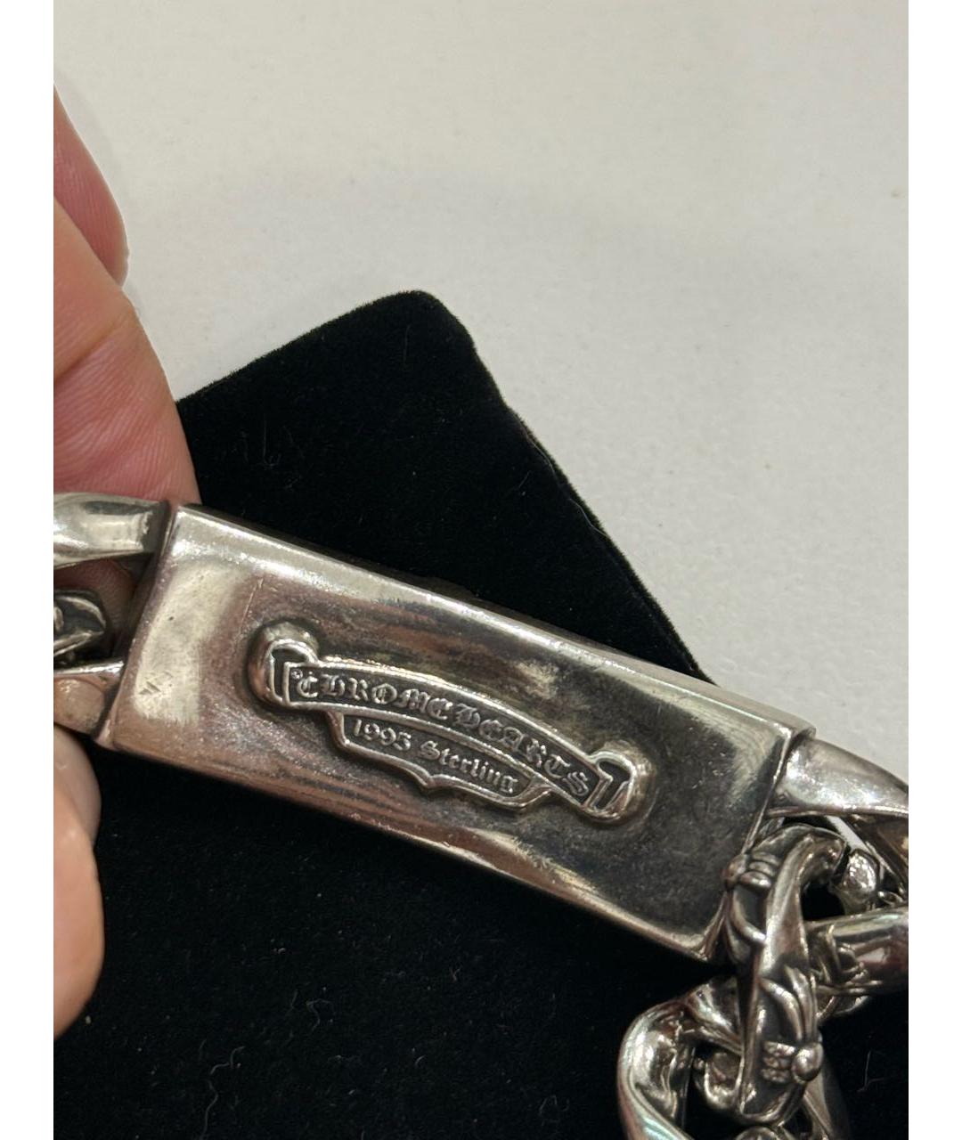 CHROME HEARTS Серебрянный серебряный браслет, фото 8