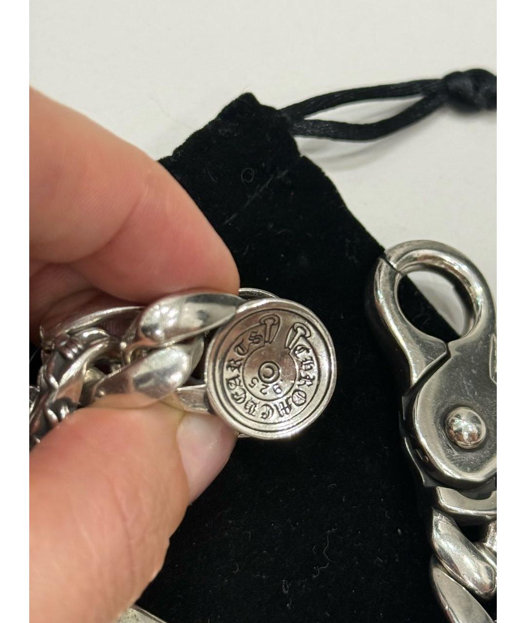 CHROME HEARTS Серебрянный серебряный браслет, фото 3