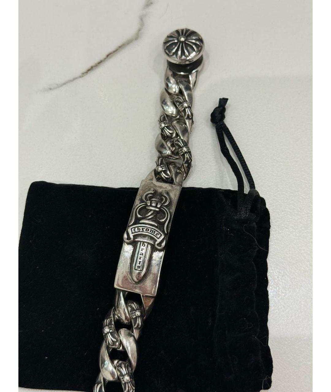 CHROME HEARTS Серебрянный серебряный браслет, фото 5