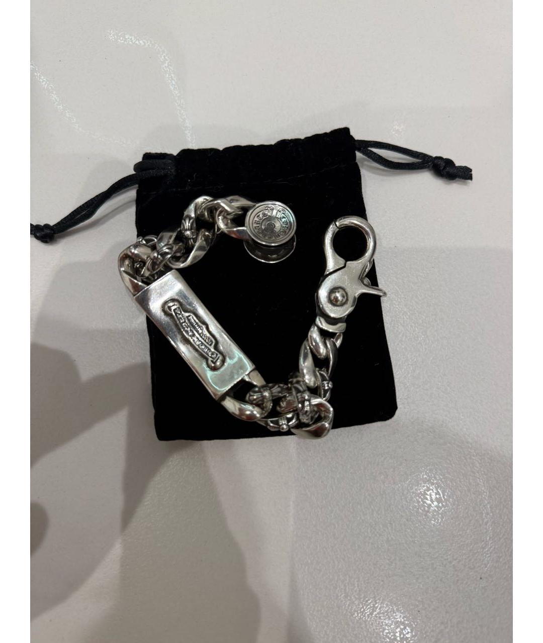 CHROME HEARTS Серебрянный серебряный браслет, фото 4