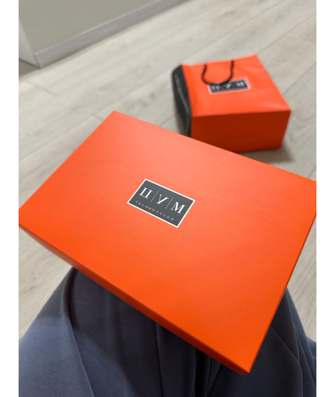 LANVIN Фиолетовый шелковый платок, фото 5