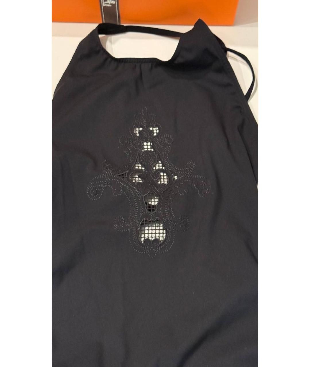 HERMES Черный полиамидовый купальник, фото 2