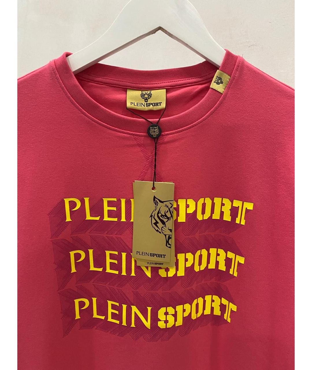 PLEIN SPORT Розовый хлопковый спортивные костюмы, фото 4