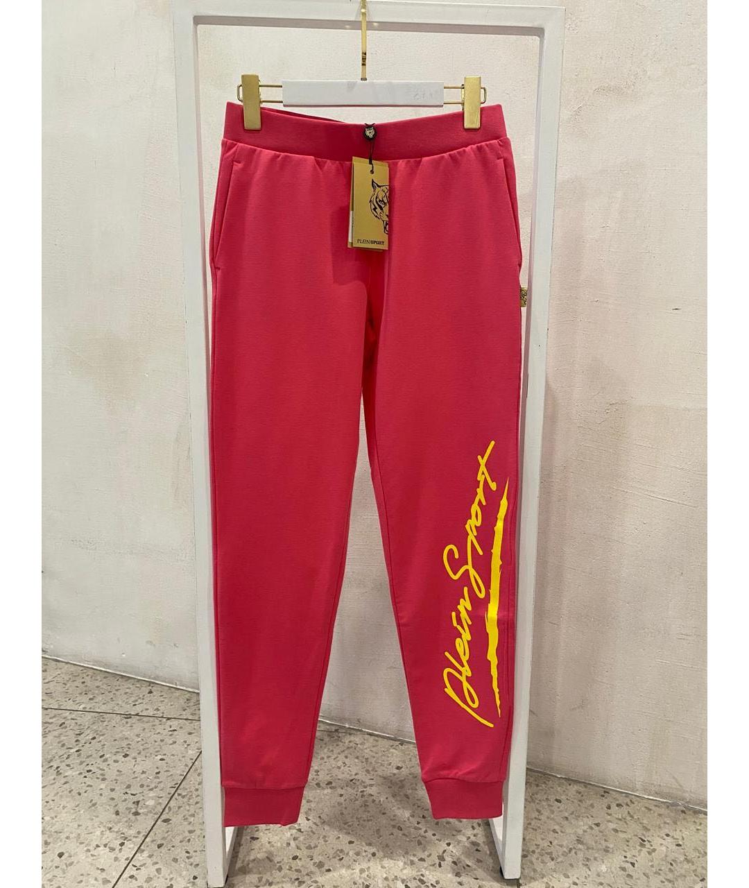 PLEIN SPORT Розовый хлопковый спортивные костюмы, фото 2