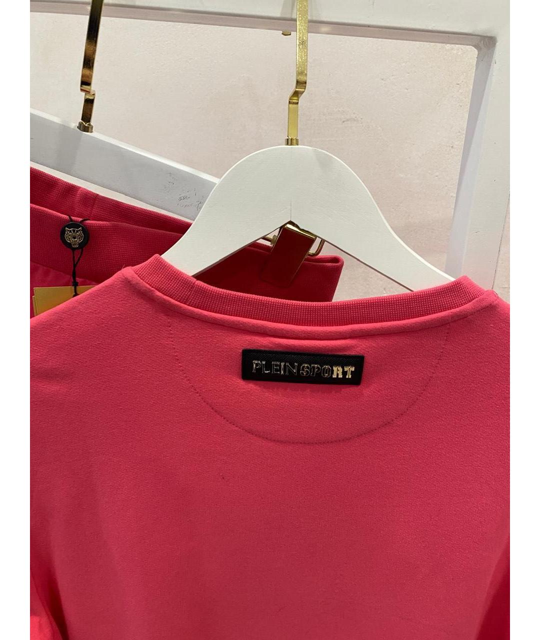 PLEIN SPORT Розовый хлопковый спортивные костюмы, фото 7