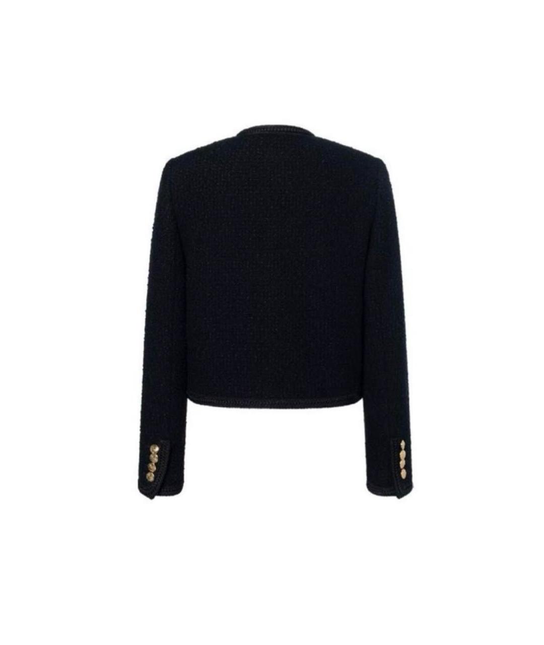 CELINE Черная твидовая куртка, фото 3