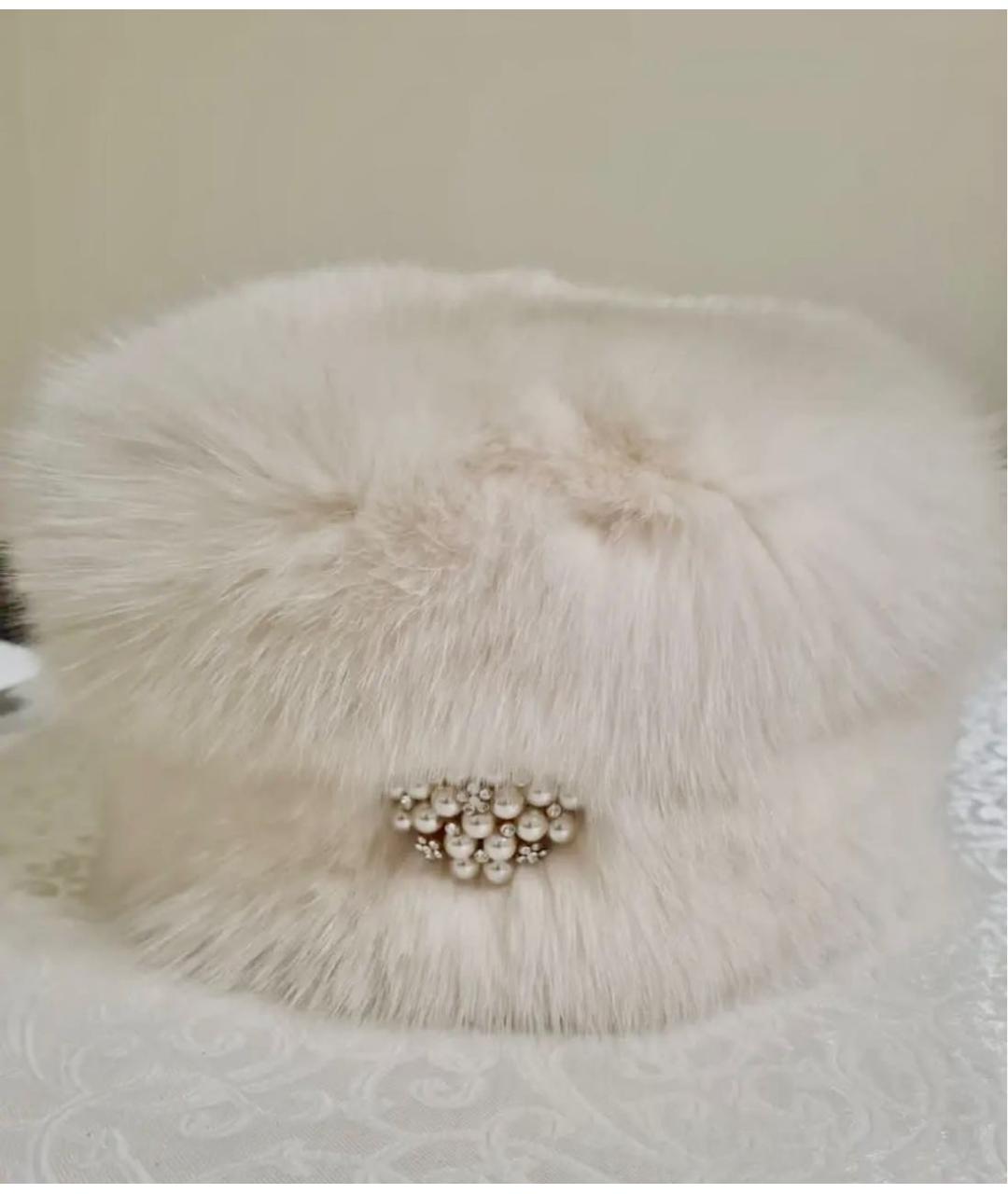 PRADA Белая шапка, фото 4