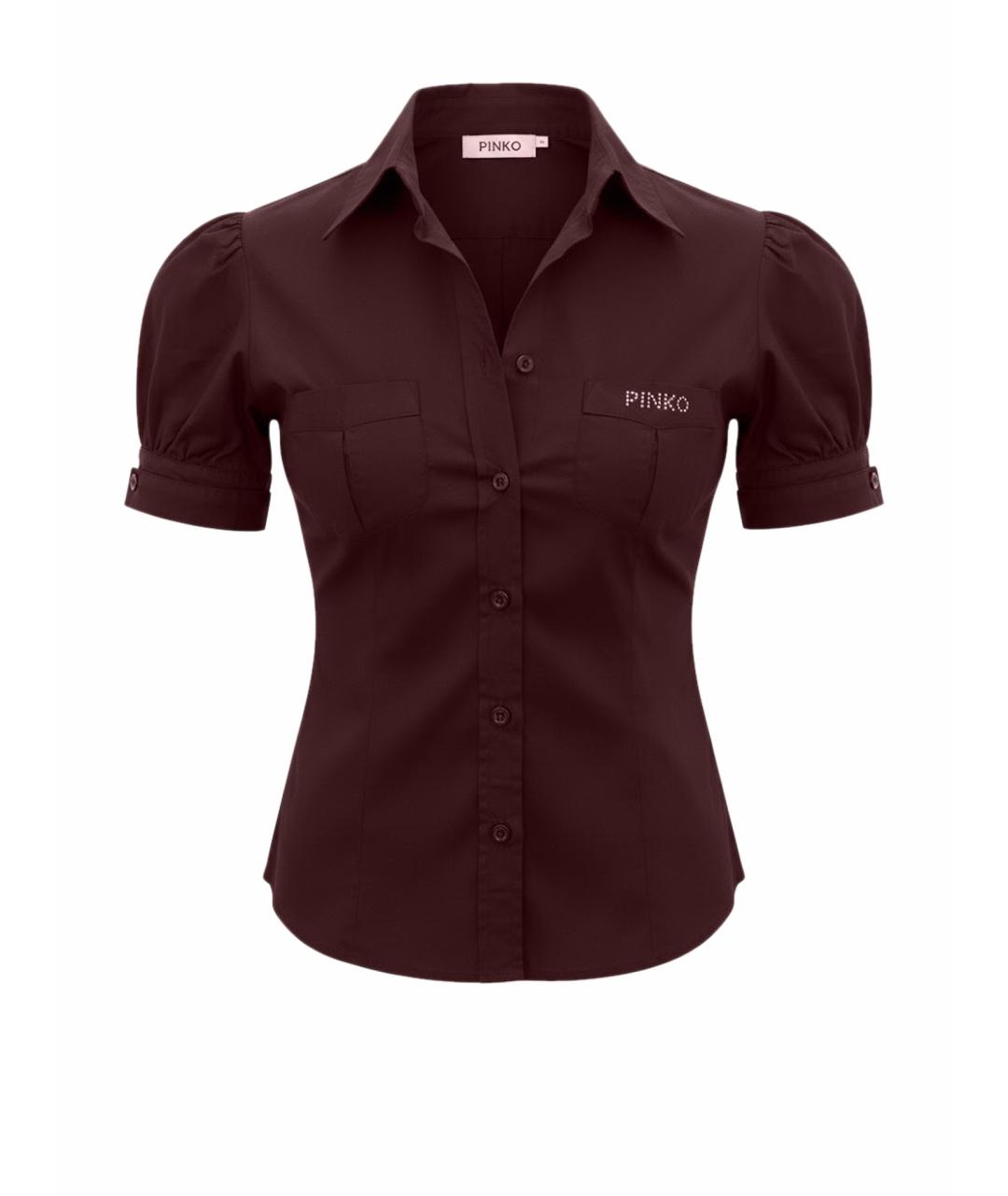 PINKO Черная хлопковая рубашка/блузка, фото 1