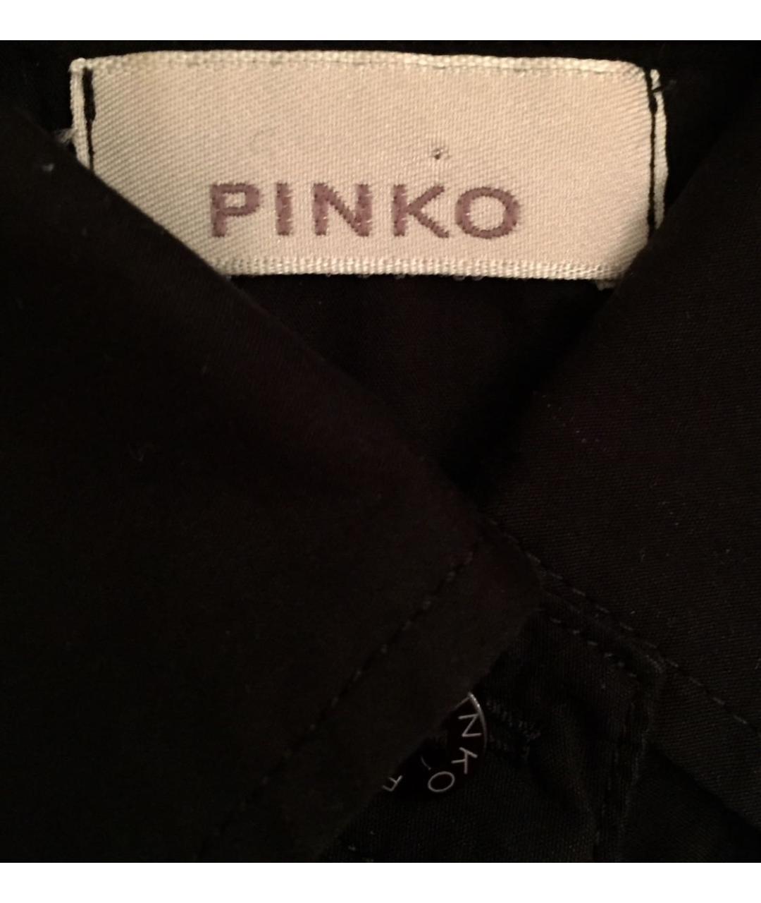 PINKO Черная хлопковая рубашка/блузка, фото 6