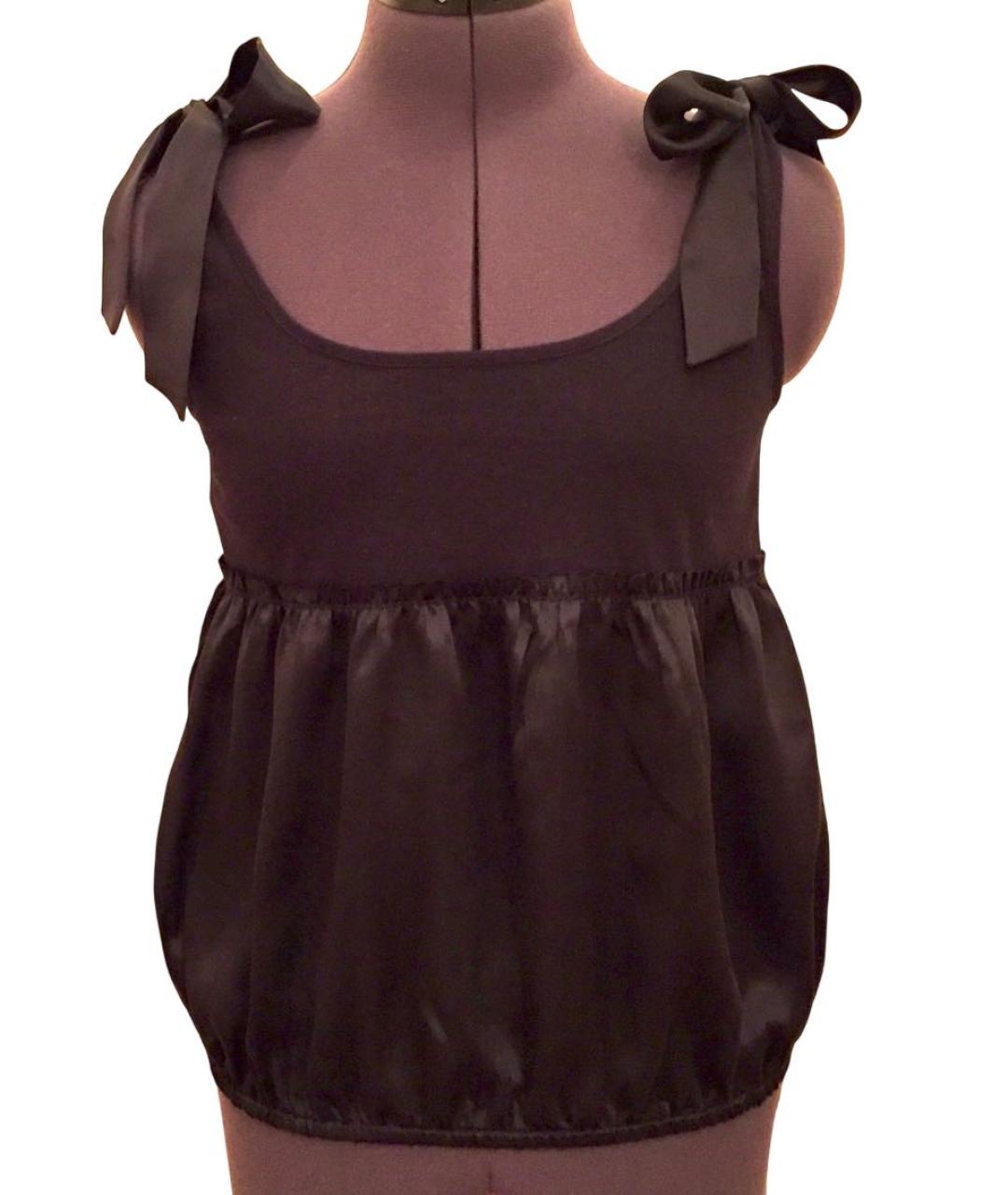 MOSCHINO Черная майка, фото 3