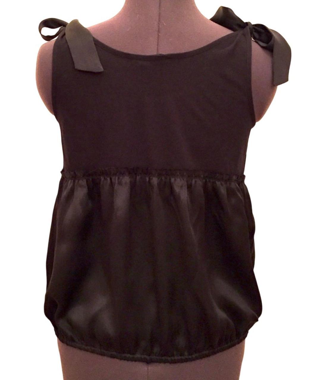 MOSCHINO Черная майка, фото 4