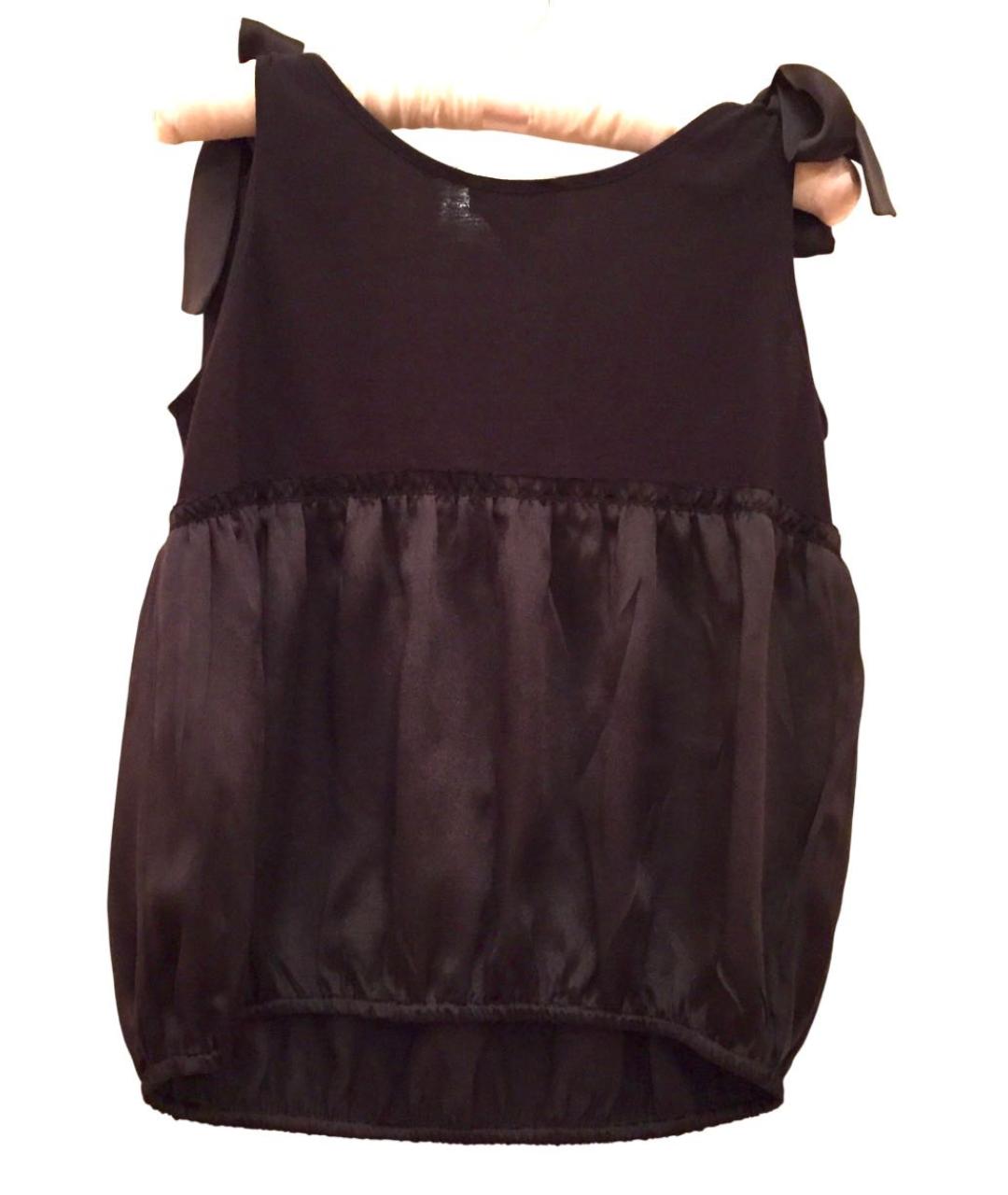 MOSCHINO Черная майка, фото 2