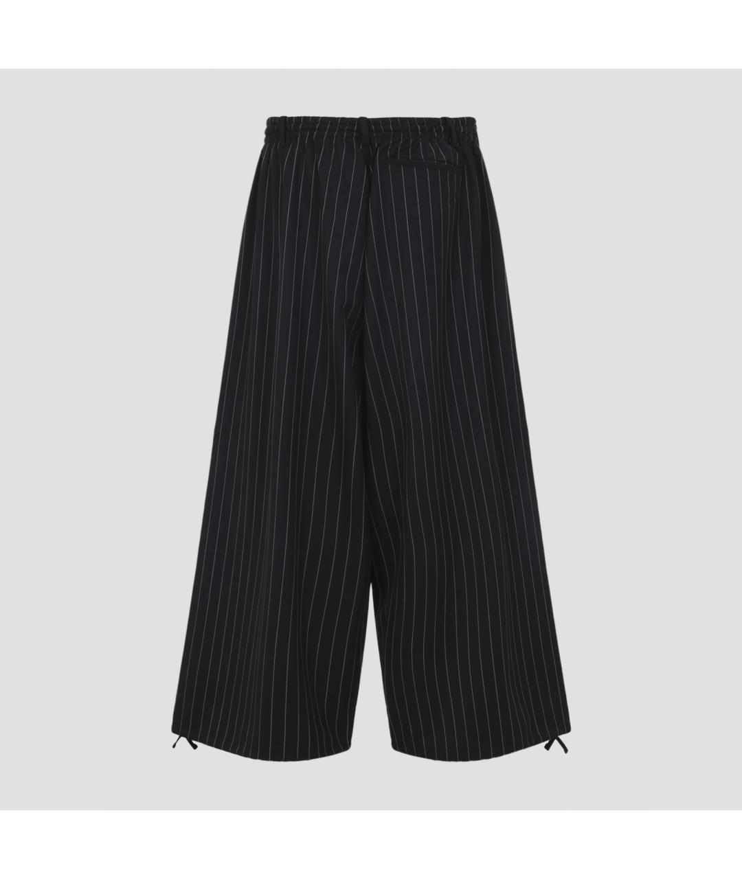 Y-3 Черные полиэстеровые повседневные брюки, фото 3