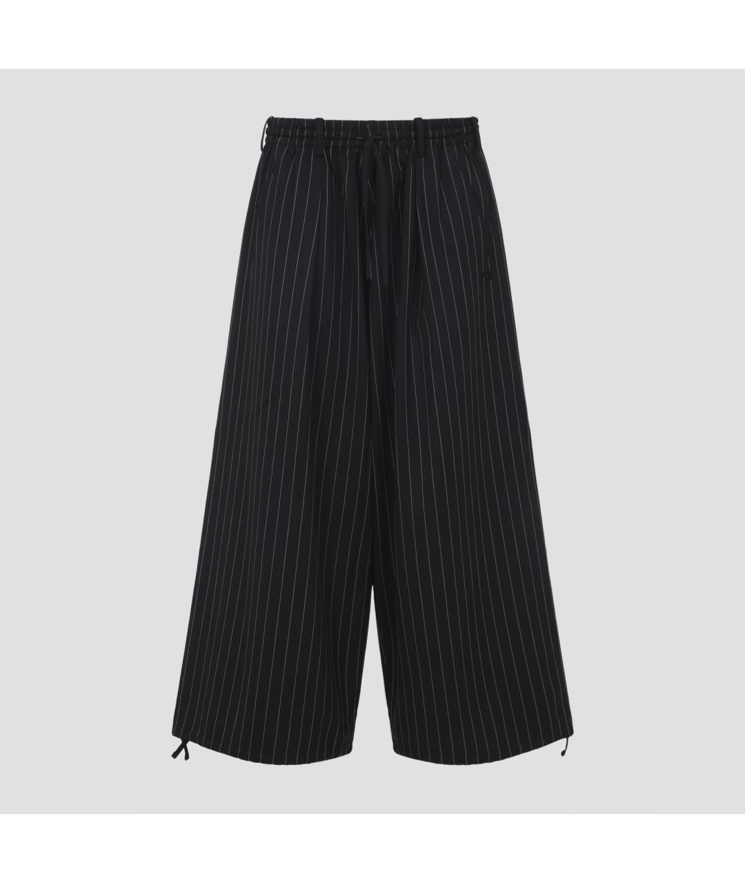 Y-3 Черные полиэстеровые повседневные брюки, фото 2