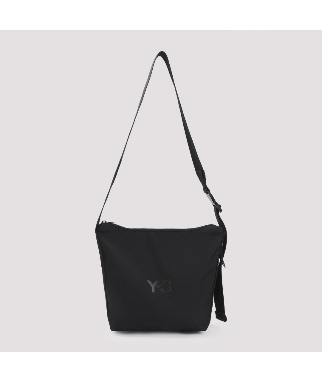 Y-3 Черная сумка на плечо, фото 2