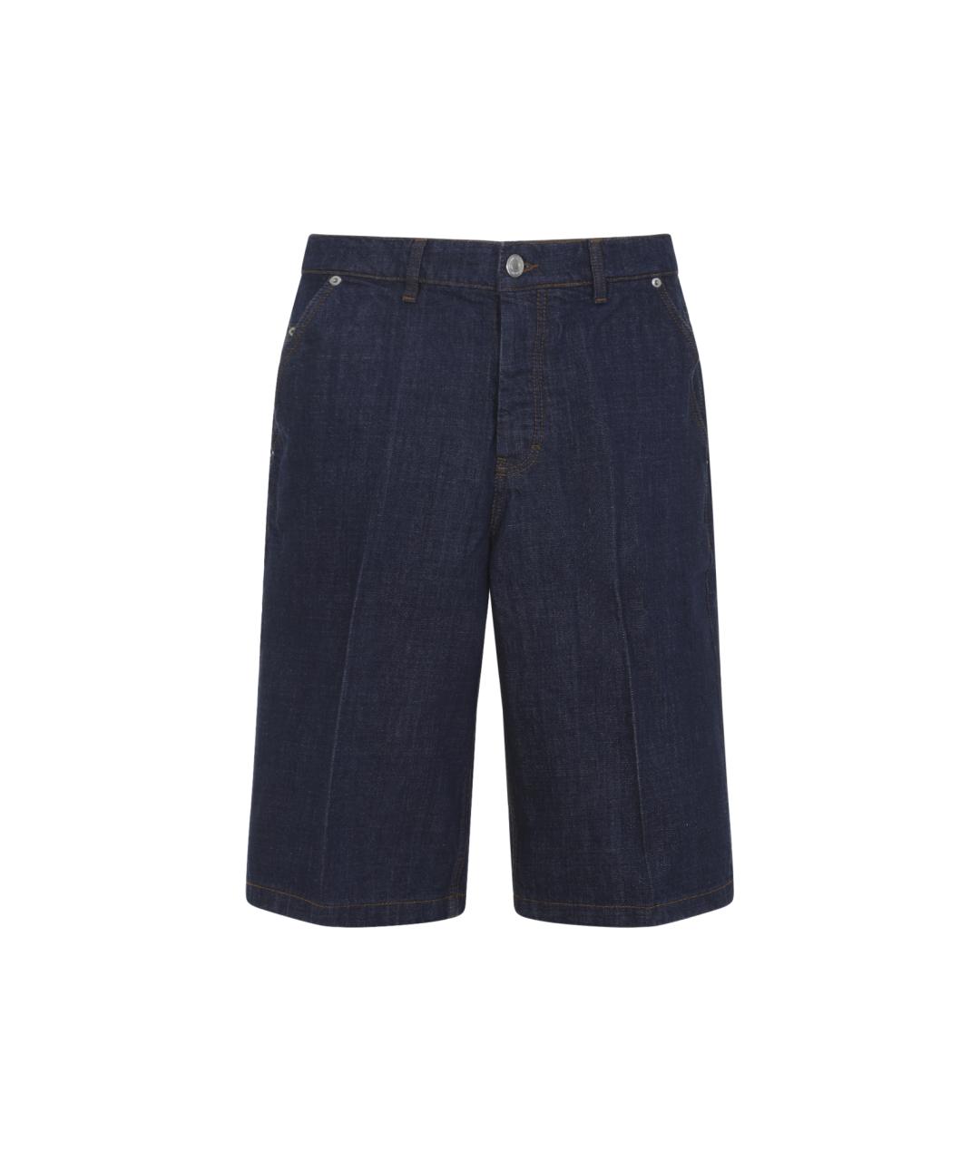 Ami Paris Синие хлопковые шорты, фото 1