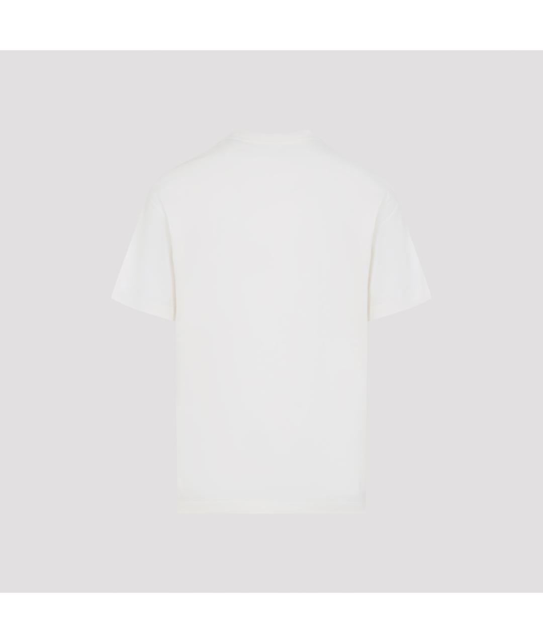Y-3 Белая хлопковая футболка, фото 3