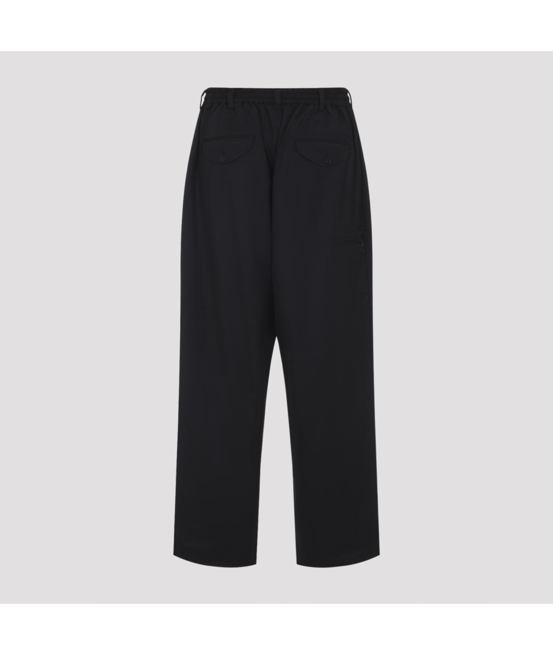 Y-3 Черные полиэстеровые повседневные брюки, фото 3