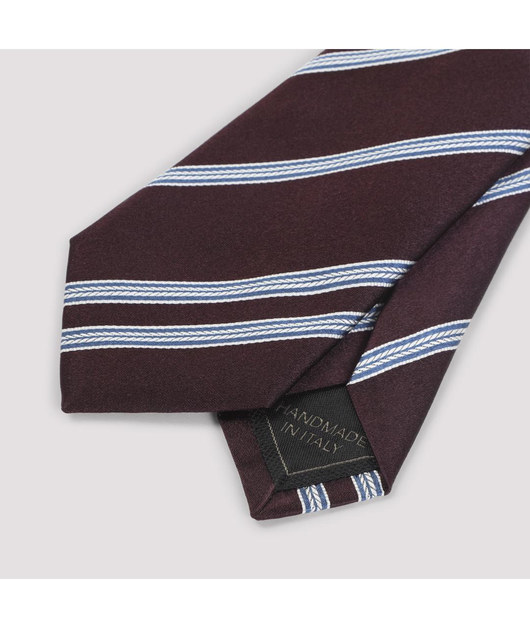 BRIONI Синий шелковый галстук, фото 3