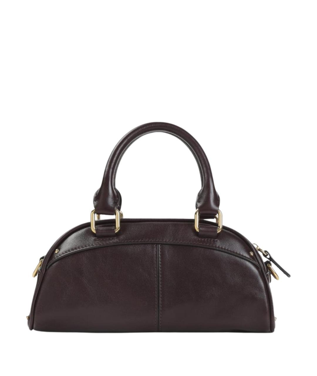 CHLOE Коричневая кожаная сумка тоут, фото 2