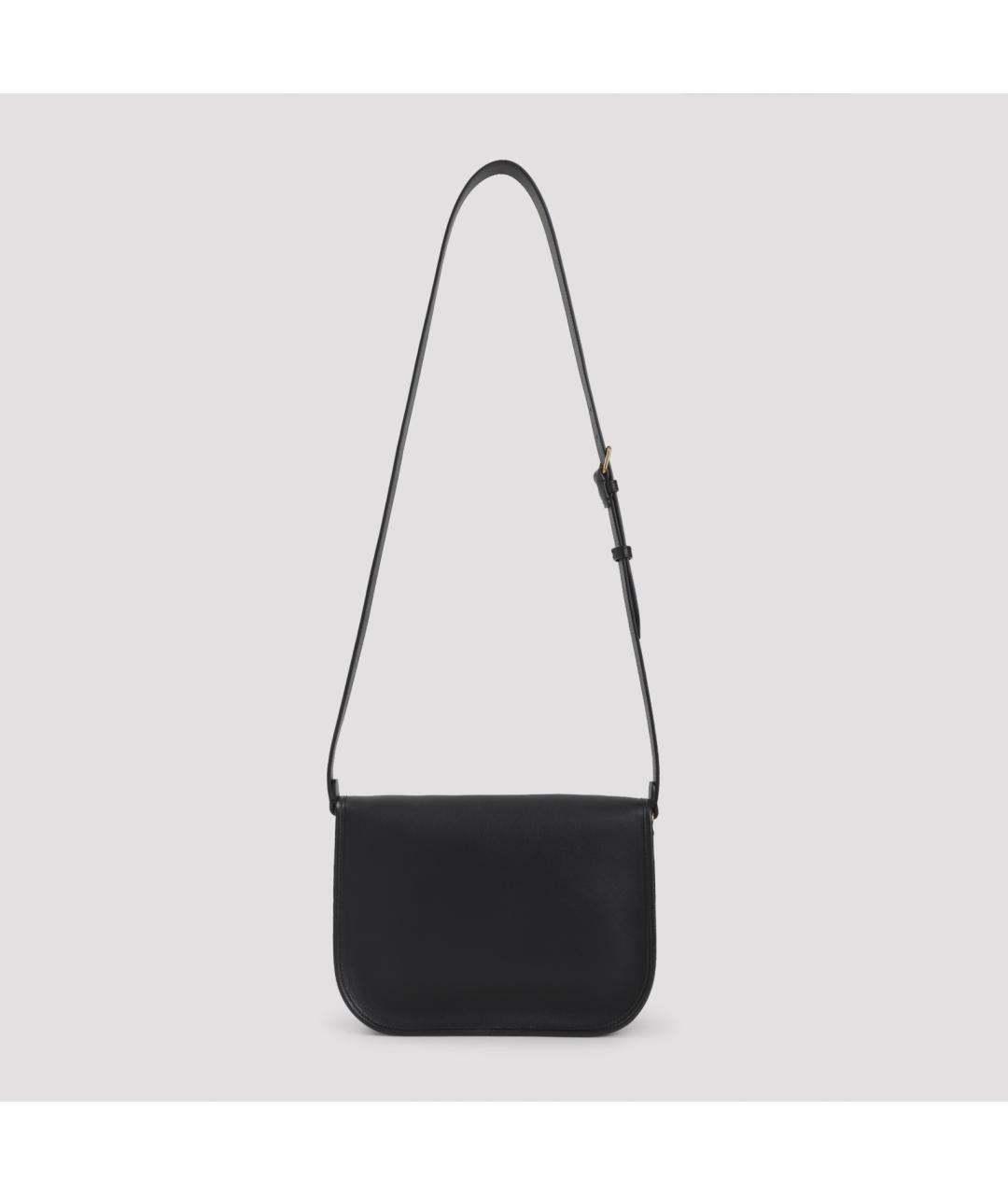 VALENTINO Черная кожаная сумка на плечо, фото 2