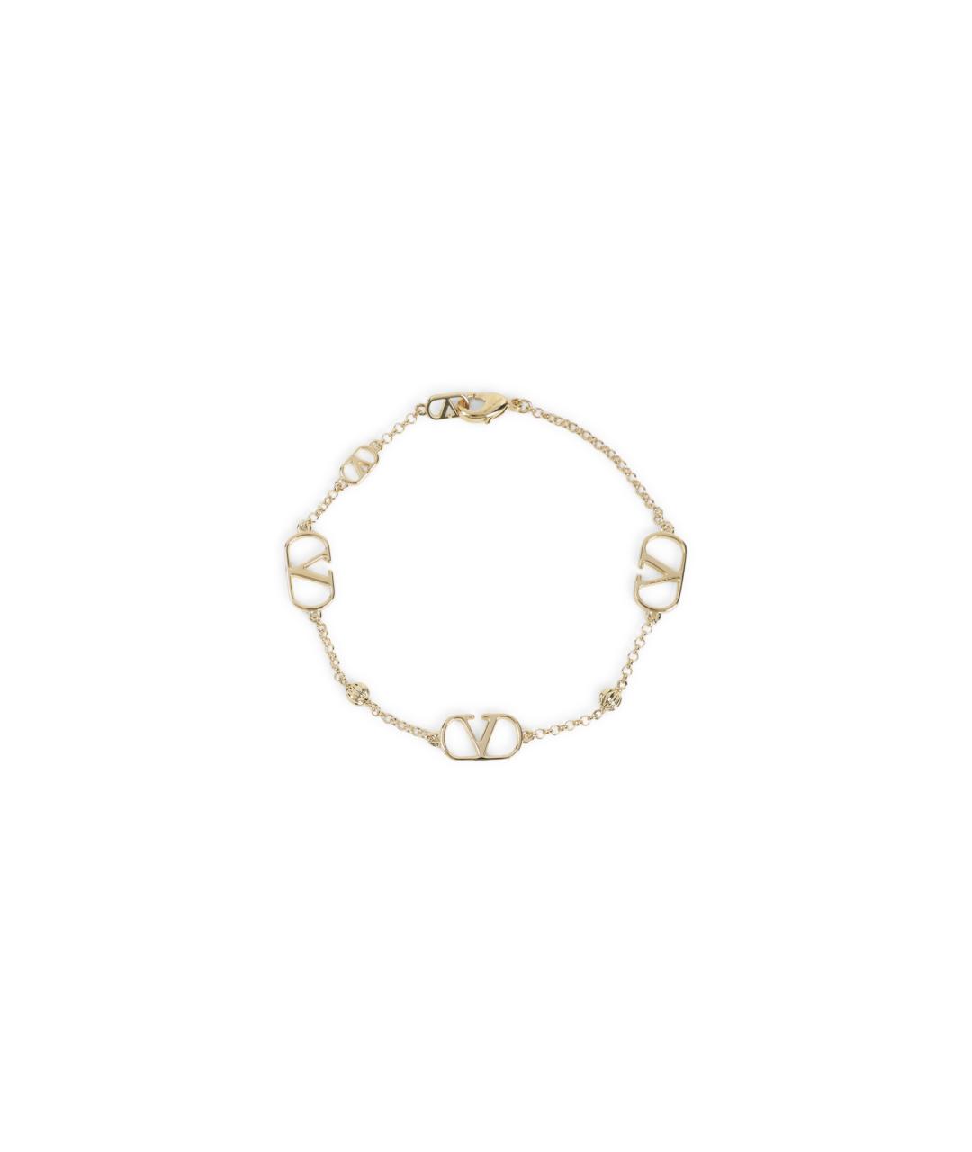 VALENTINO Золотой металлический браслет, фото 1