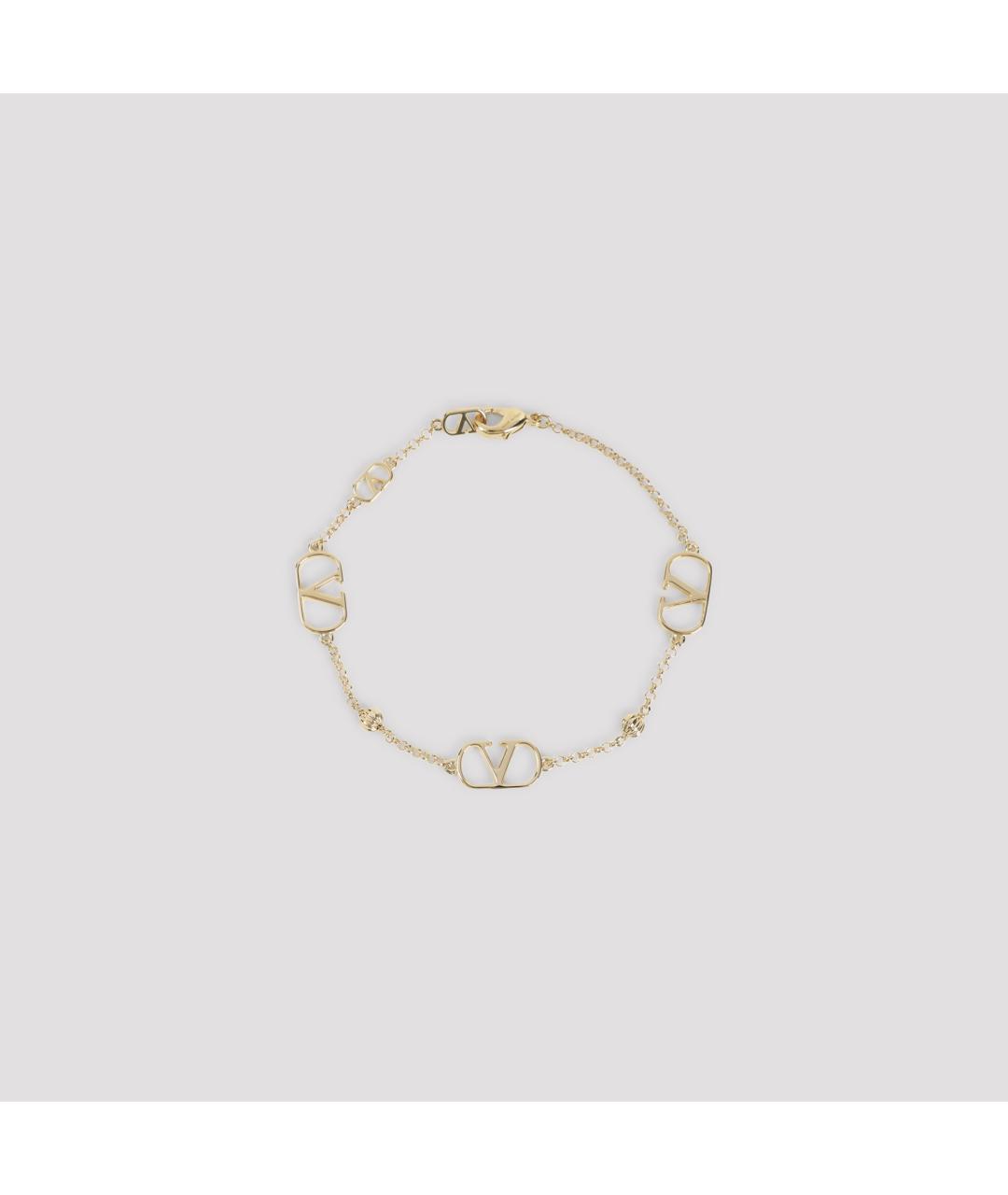 VALENTINO Золотой металлический браслет, фото 3
