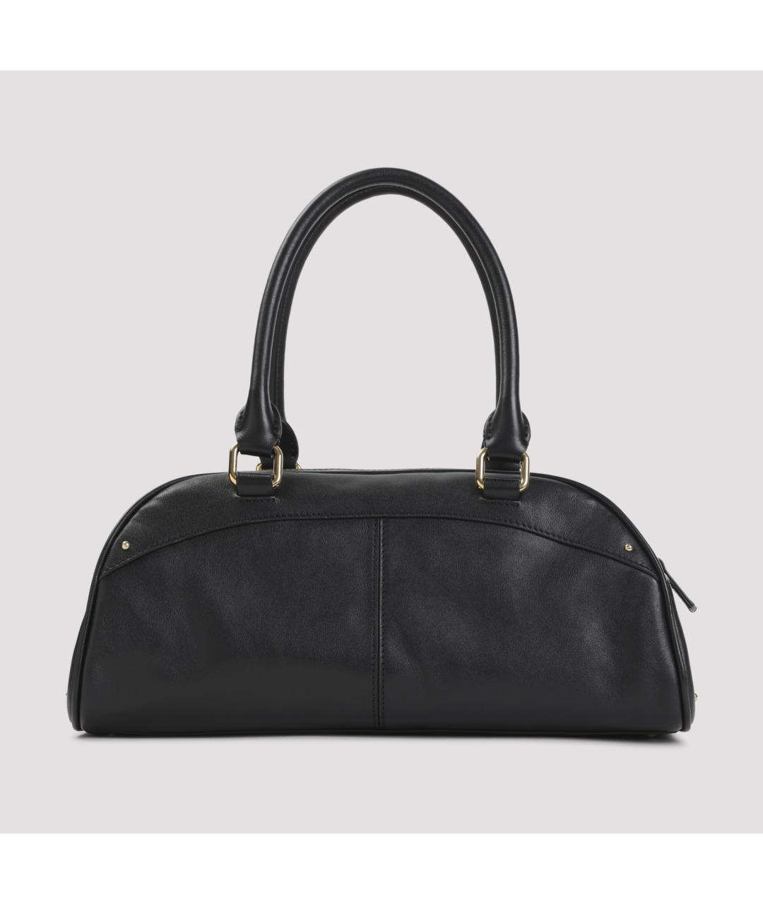 CHLOE Черная кожаная сумка через плечо, фото 2