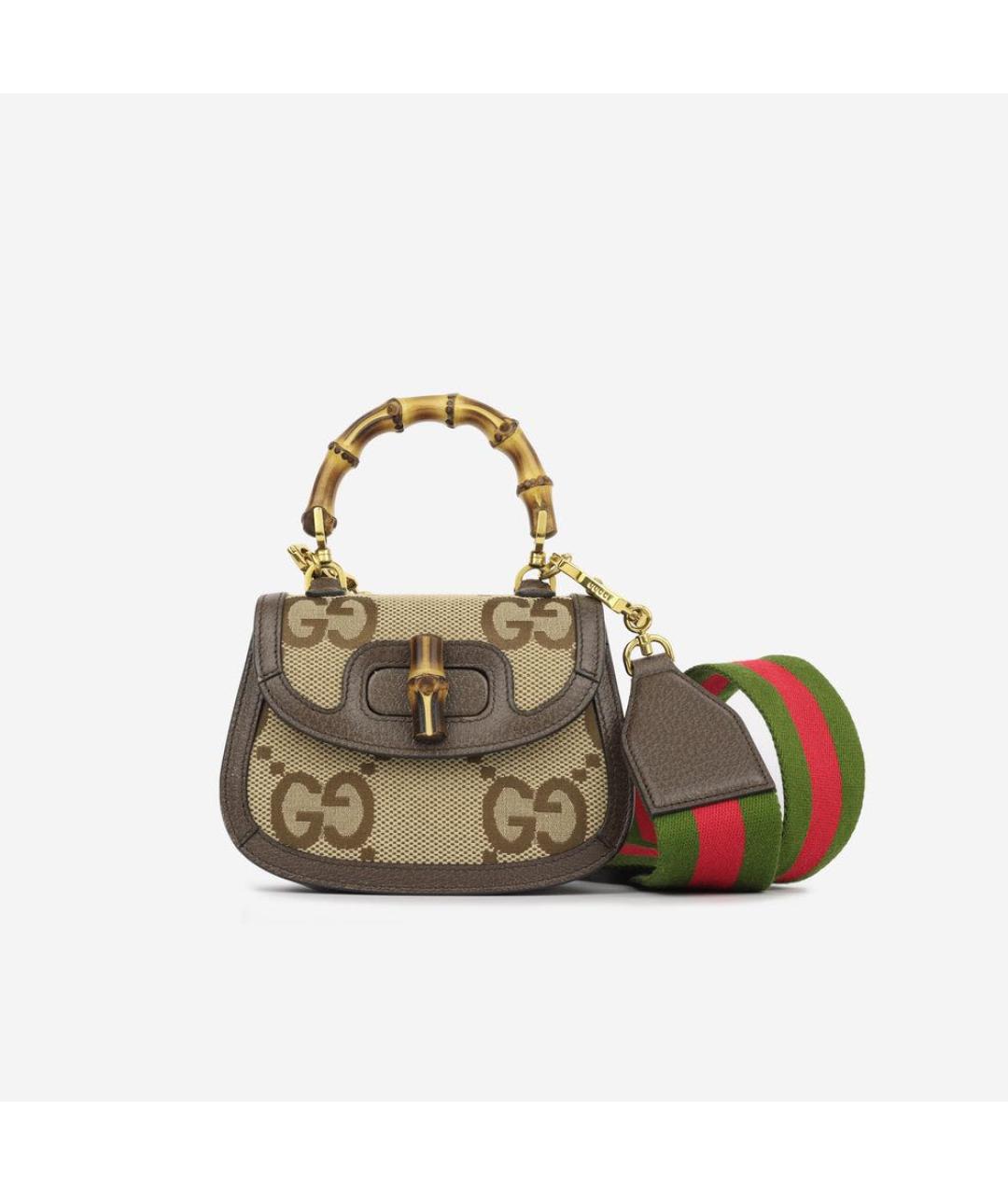 GUCCI Бежевая сумка с короткими ручками, фото 2