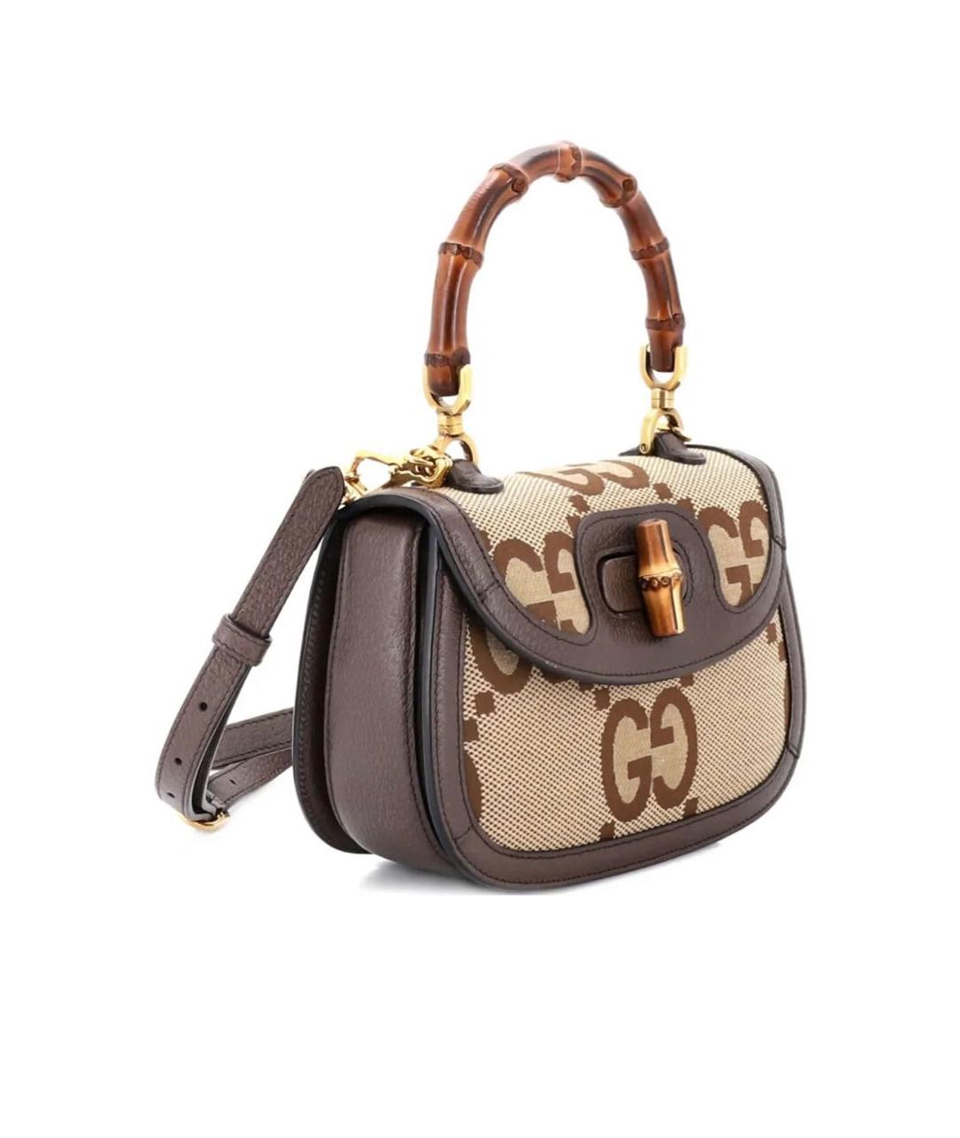 GUCCI Бежевая сумка с короткими ручками, фото 3