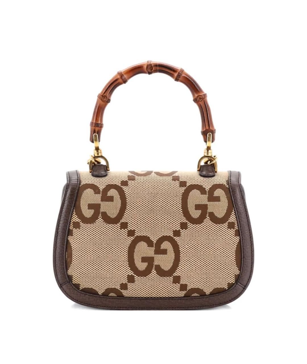 GUCCI Бежевая сумка с короткими ручками, фото 4