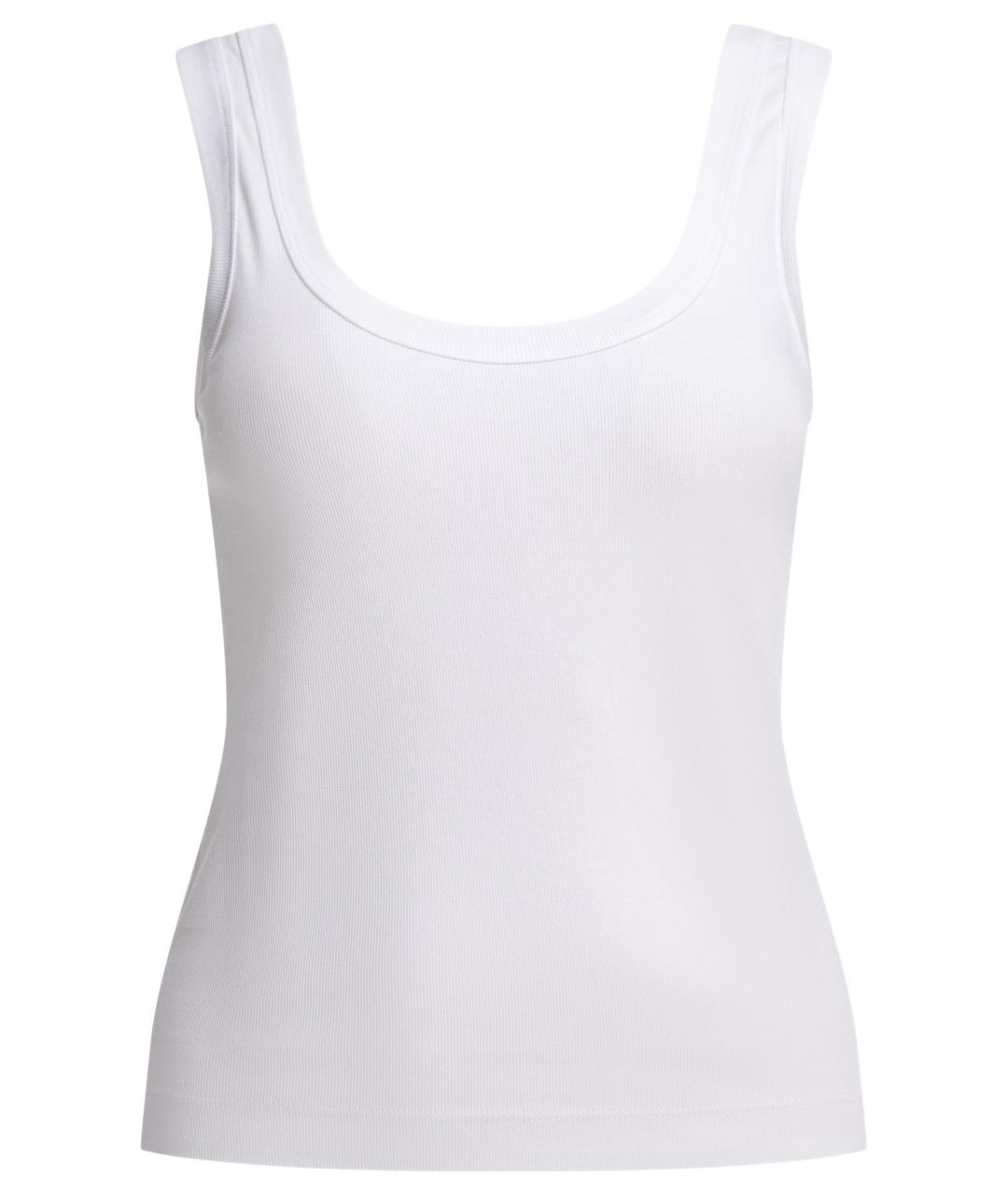 BRUNELLO CUCINELLI Белая хлопковая майка, фото 1