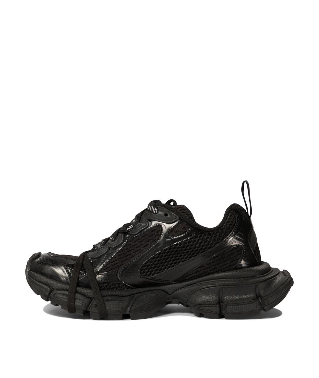 BALENCIAGA Черные текстильные кроссовки, фото 3