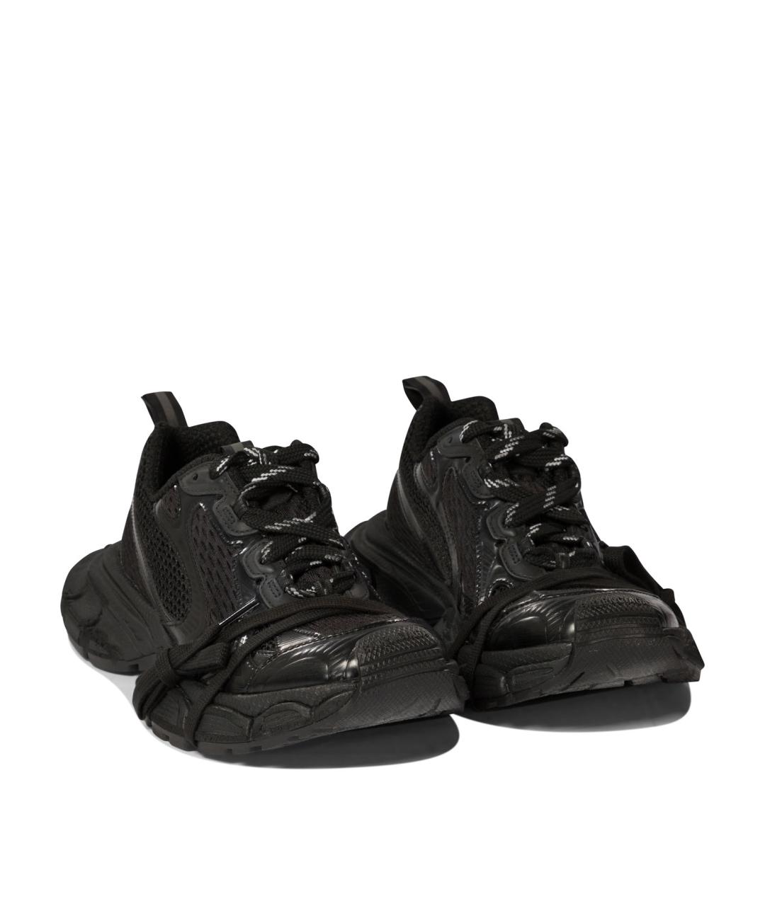 BALENCIAGA Черные текстильные кроссовки, фото 2