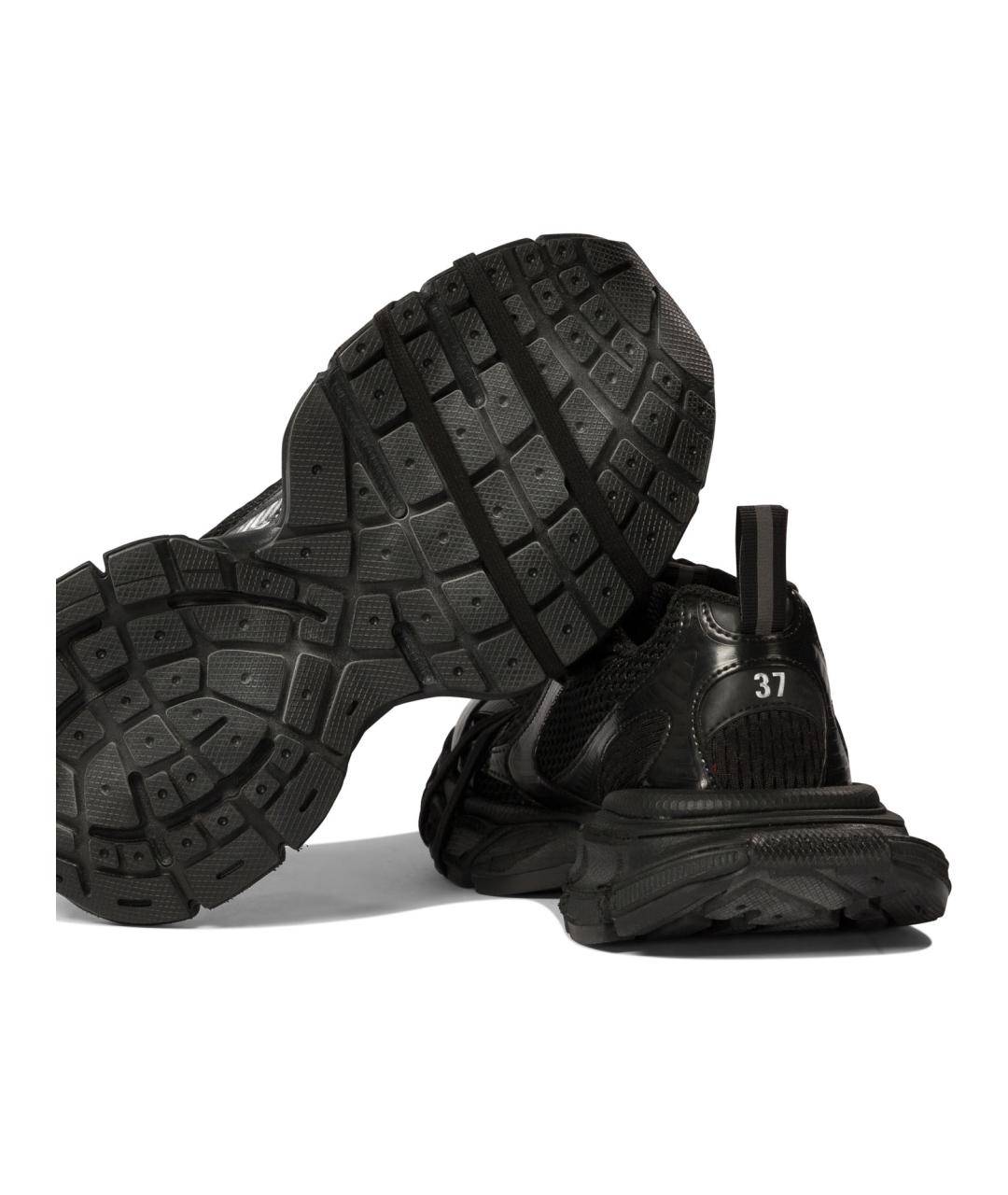 BALENCIAGA Черные текстильные кроссовки, фото 5