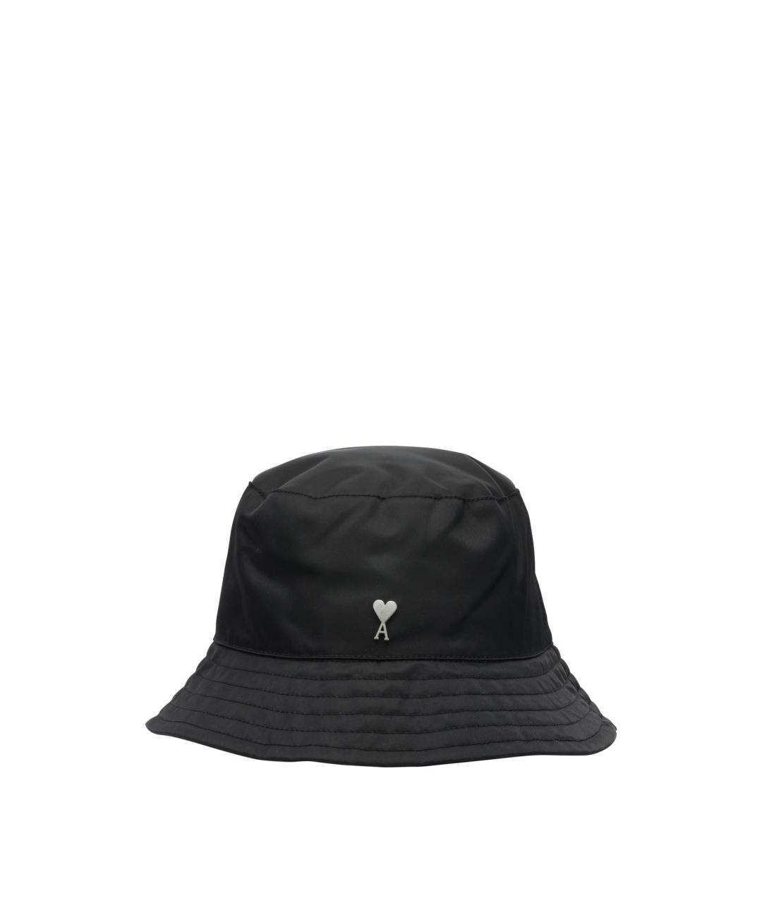 Ami Paris Черная хлопковая панама, фото 1